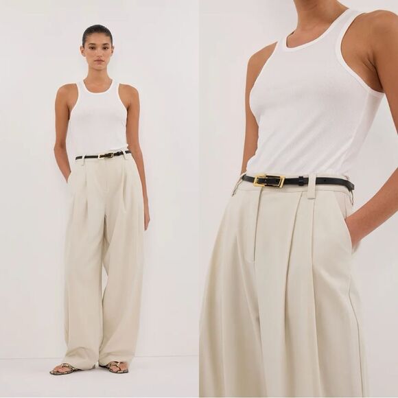 NWT DISSH EDEN PLASTER TAILORED PANT - Picture 1 of 10